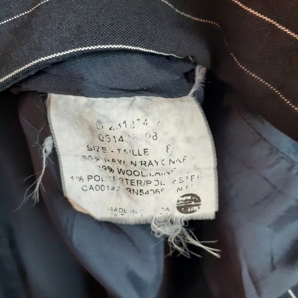 Navy blazer with white stripes - Picture 6 of 6